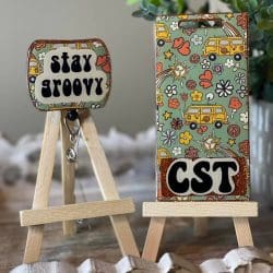 Alternative view of Groovy Summer Green seamless (vinyl)