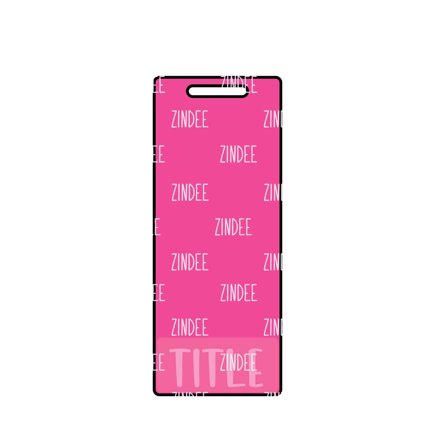 Alternative view of Badge Buddy Vertical (Extended Version) (Lightweight White Acrylic)