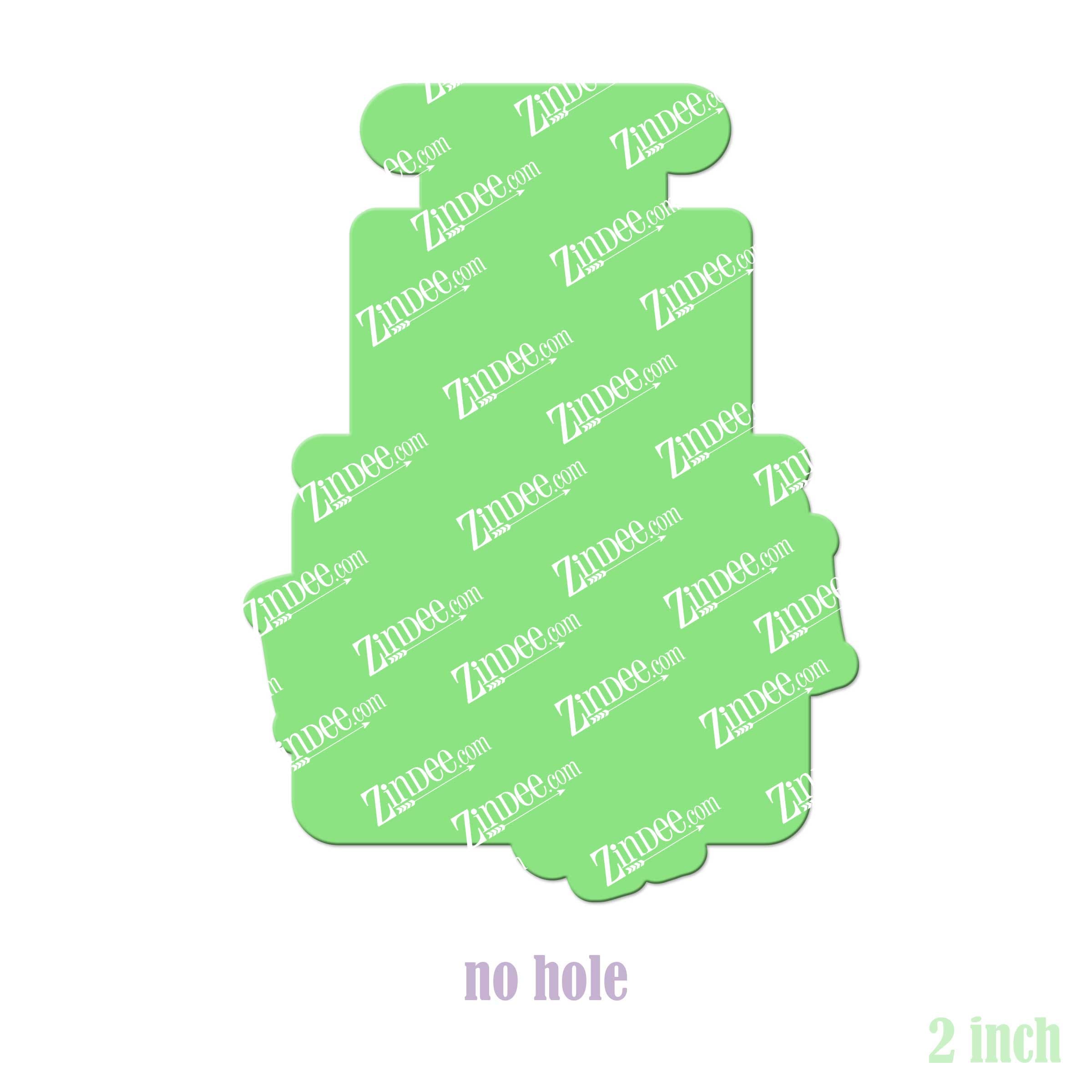 Bag em Up acrylic blank (2 inch) NO HOLE