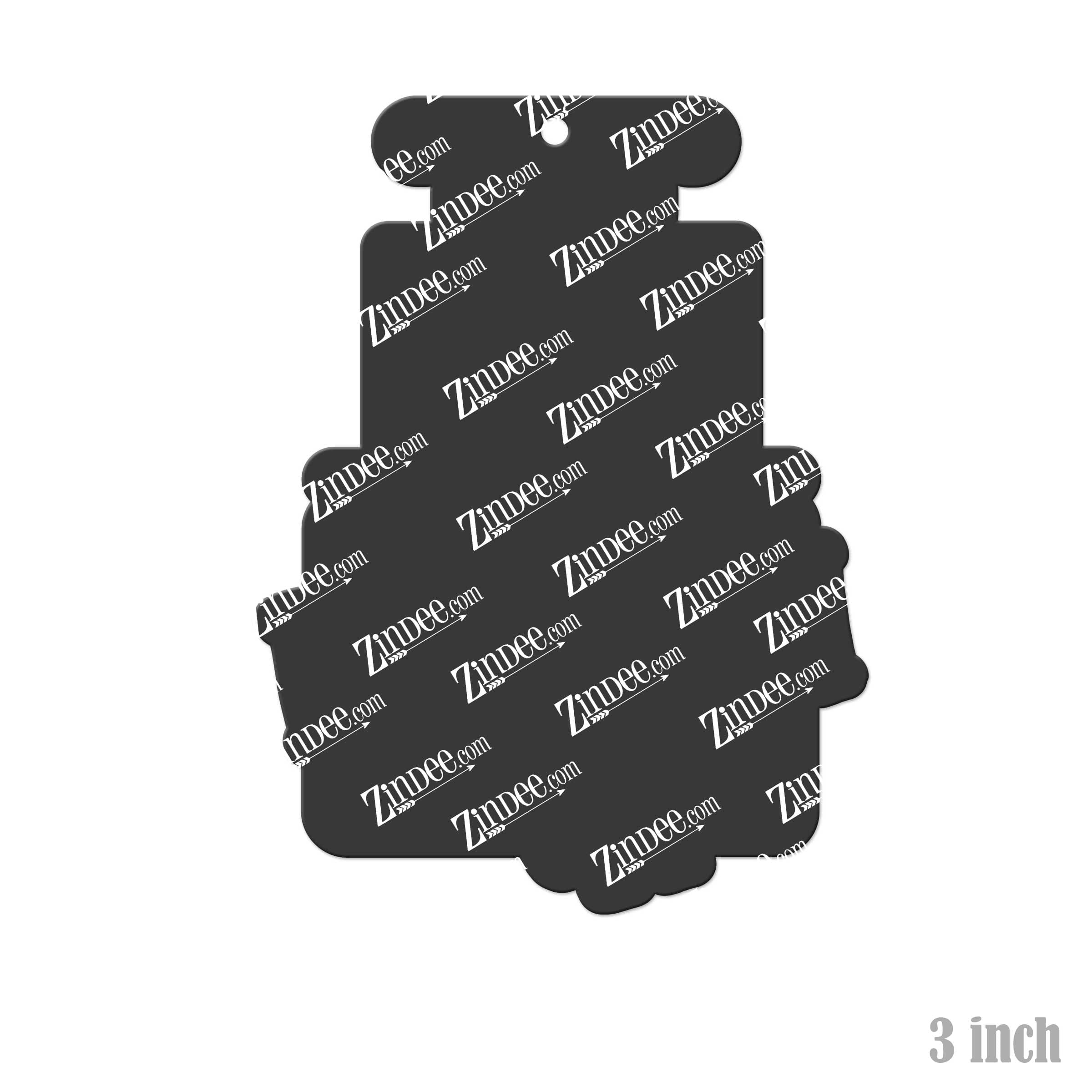 Bag em Up acrylic blank (3 inch) (5 piece minimum)