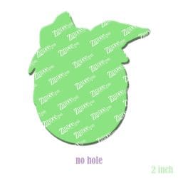 Alternative view of Ball with Bandana – Acrylic Badge Reel Blank (2") No Hole | Optional Sticker or UV DTF