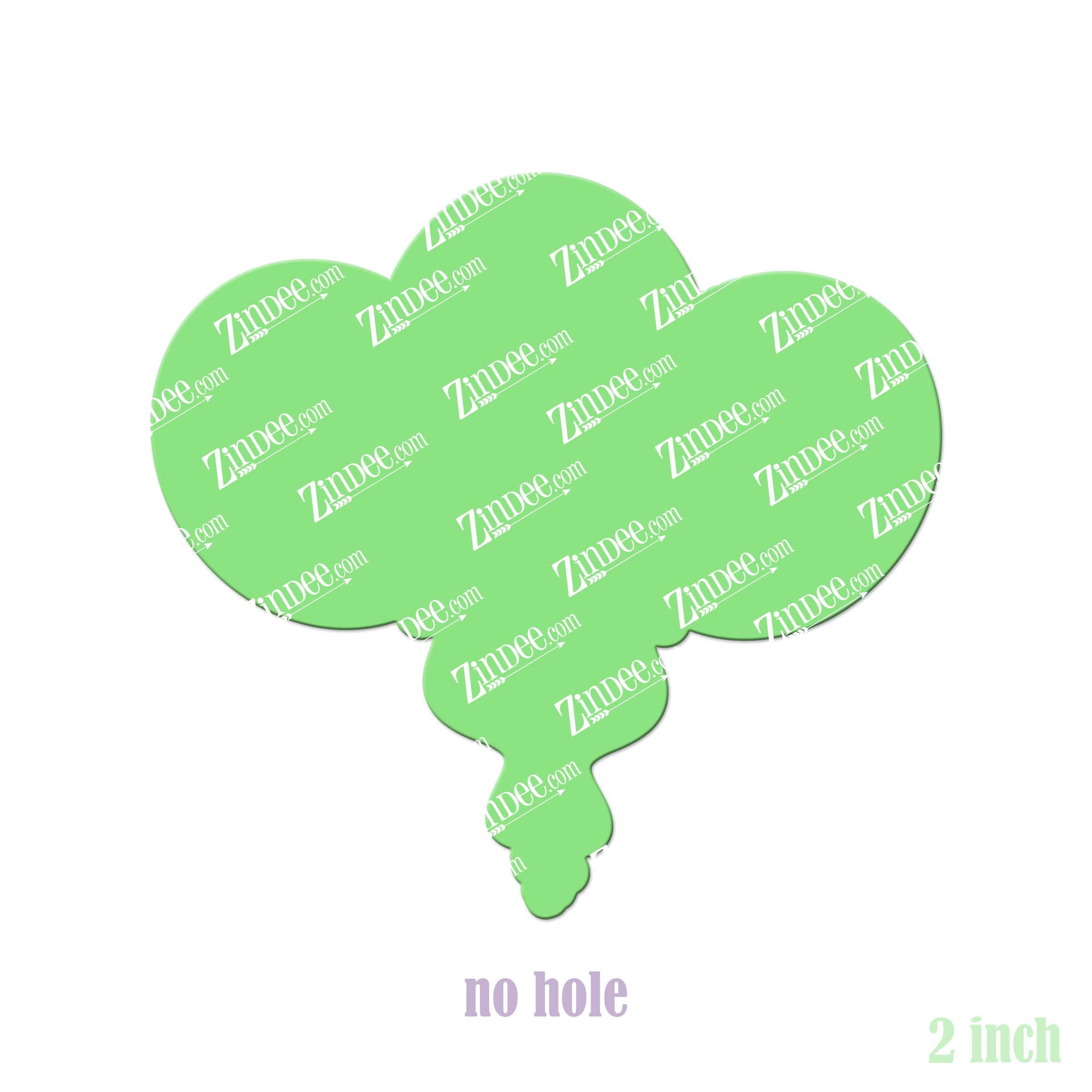 Balloon Bundle acrylic blank (2 inch) NO HOLE