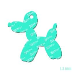 Alternative view of Balloon Dog Acrylic Blank- Sticker- UV DTF (1.5 inch)