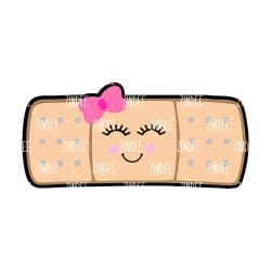 Bandage Acrylic Blank- Sticker- UV DTF (1.5 inch)