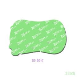 Bar of Soap acrylic blank (2 inch) NO HOLE (5 piece minimum)