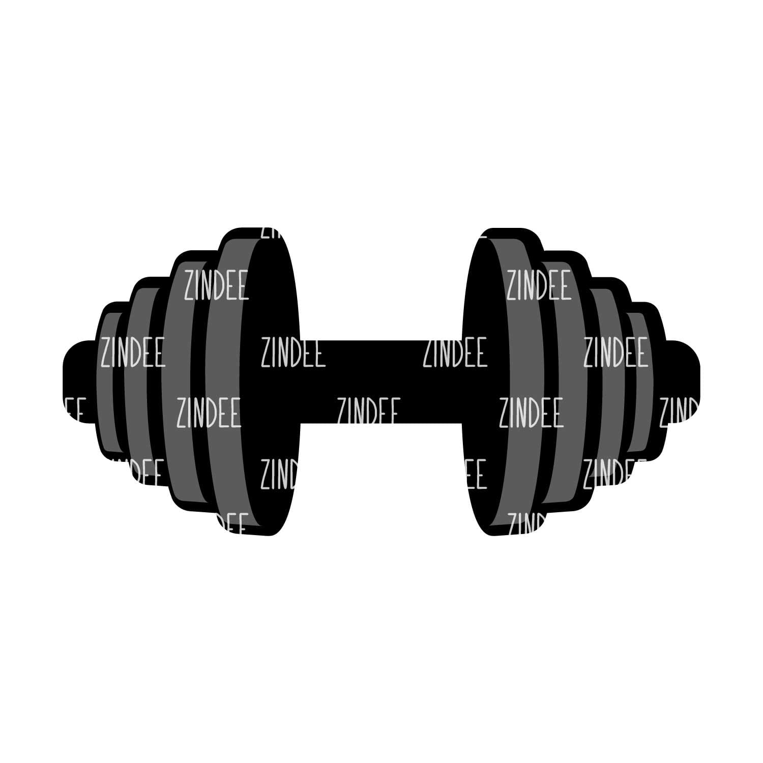 Alternative view of Barbell acrylic blank (2 inch) NO HOLE (5 piece minimum)