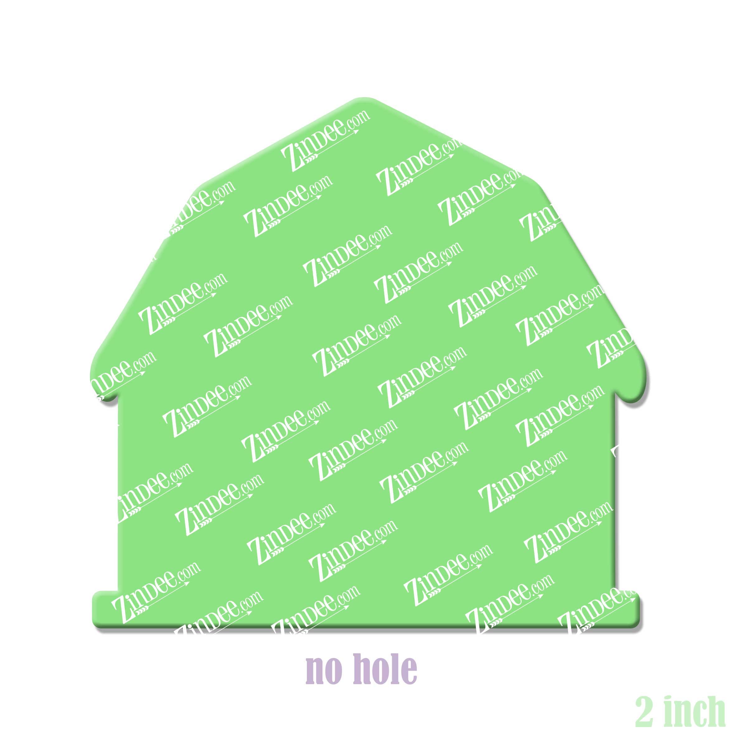 Alternative view of Barn Acrylic Blank- Sticker- UV DTF (2 inch) NO HOLE