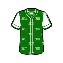 Baseball Jersey Acrylic Blank- Sticker- UV DTF (2.5 inch)