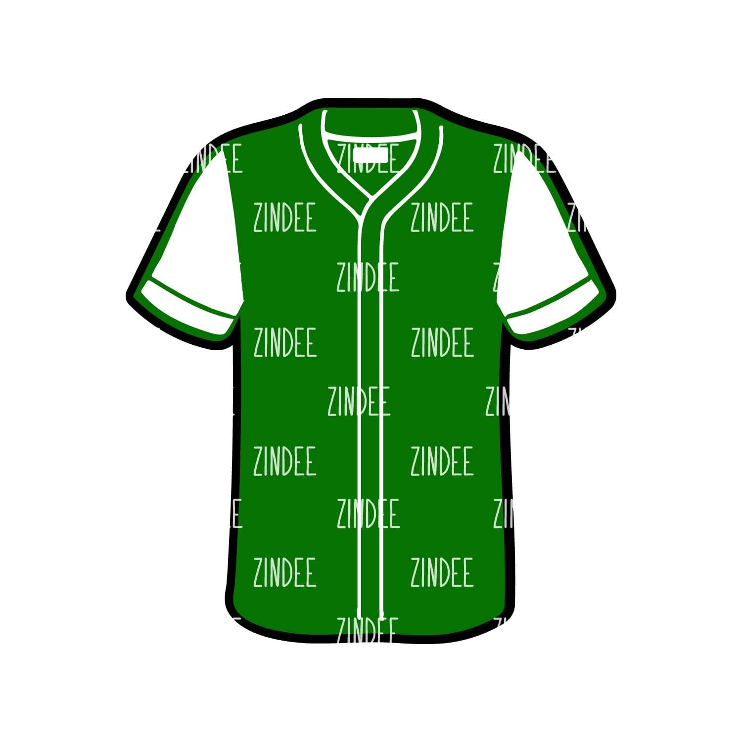 Baseball Jersey Acrylic Blank- Sticker- UV DTF (2.5 inch)