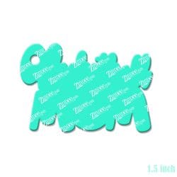 Alternative view of Basketball Mom Acrylic Blank- Sticker- UV DTF (1.5 inch)