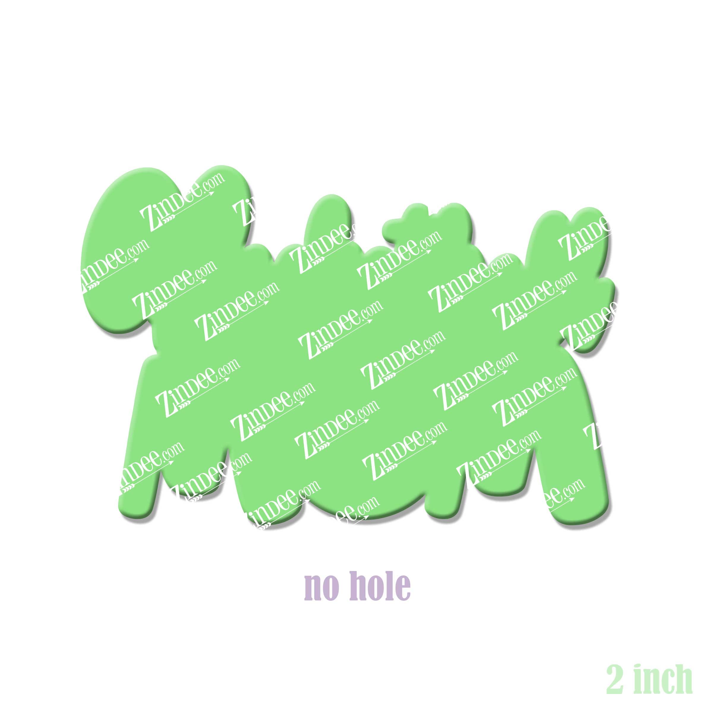 Alternative view of Basketball Mom Acrylic Blank- Sticker- UV DTF (2 inch) NO HOLE