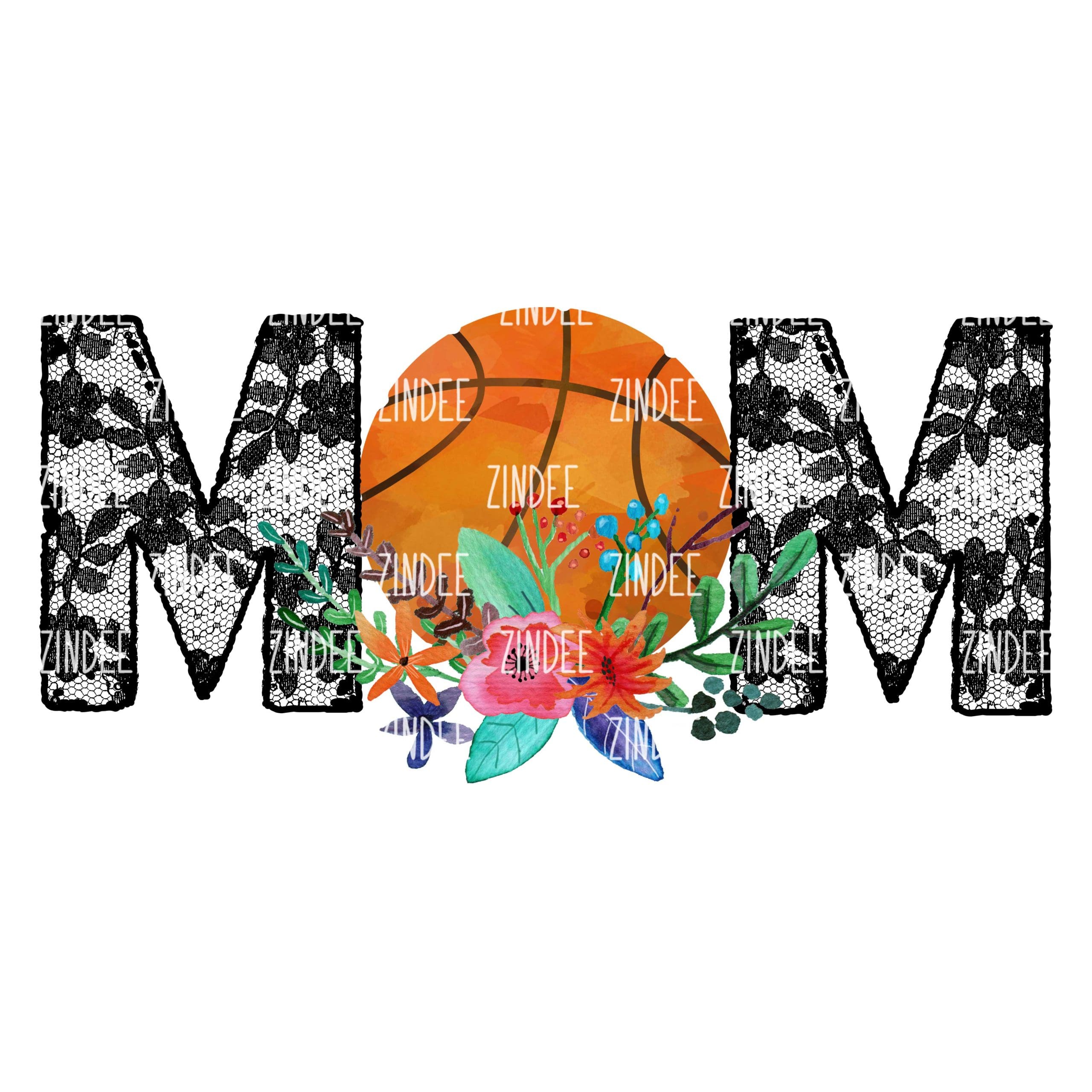 Basketball Mom Lace (Sublimation Transfer)