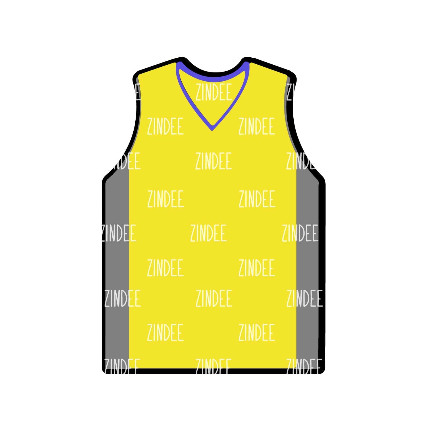 Basketball Jersey Acrylic Blank- Sticker- UV DTF (3 inch)