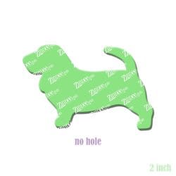 Basset Hound acrylic blank (2 inch) NO HOLE (5 piece minimum)