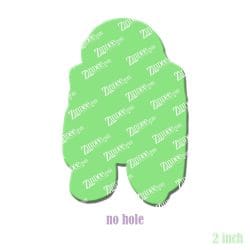 Basset Hound Head acrylic blank (2 inch) NO HOLE (5 piece minimum)