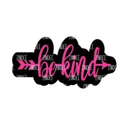 Be Kind Arrow – Acrylic Keychain Blank (3") | Optional Sticker or UV DTF