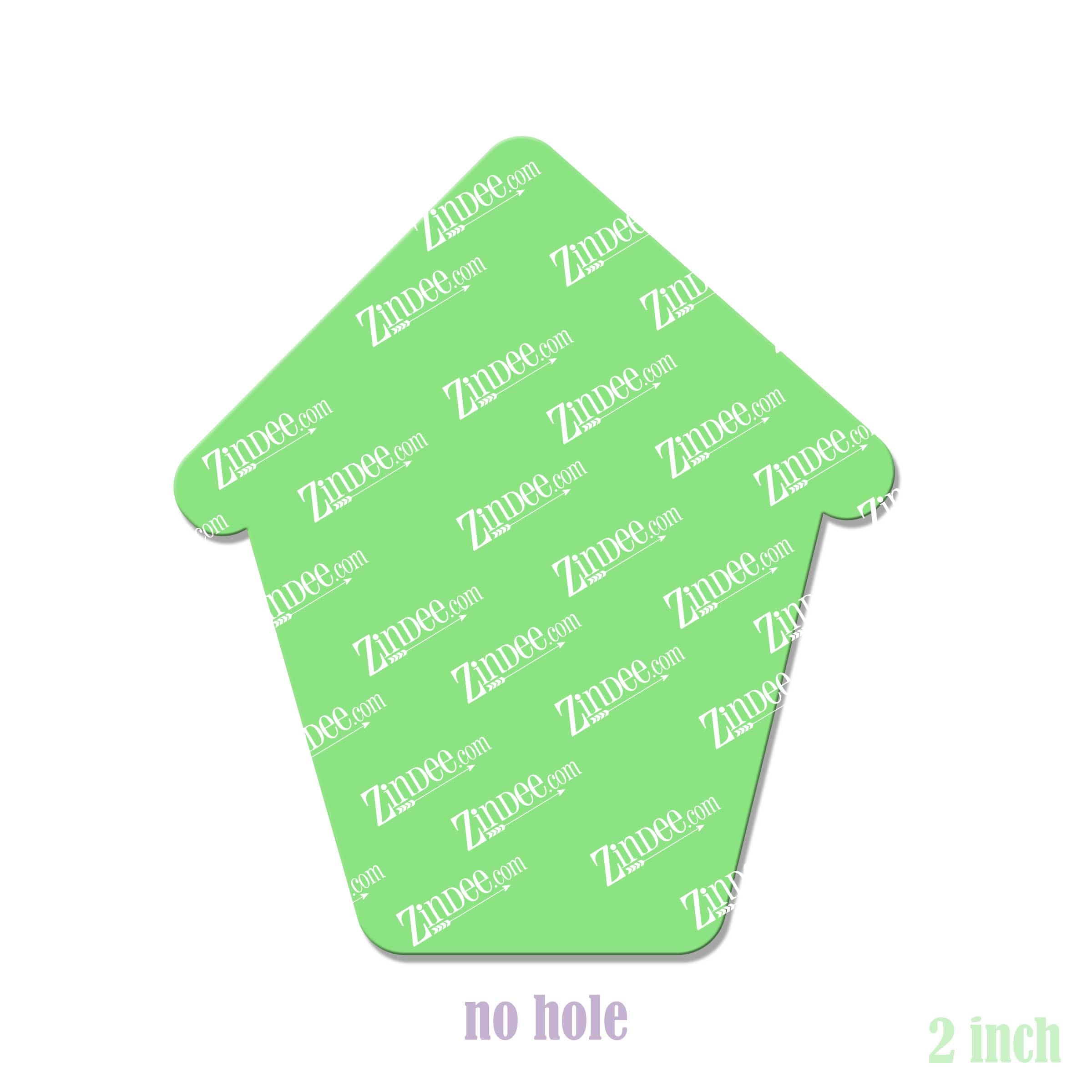 Alternative view of Beach Cabana Acrylic Blank- Sticker- UV DTF (2 inch) NO HOLE