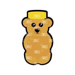 Alternative view of Bear Honey Bottle acrylic blank (3 inch)