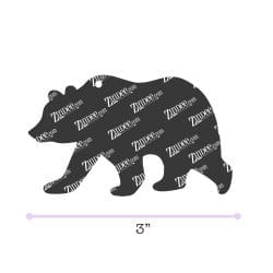 Bear – Acrylic Keychain Blank (3") | Optional Sticker or UV DTF