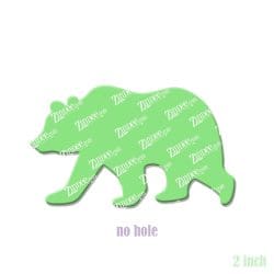 Alternative view of Bear – Acrylic Badge Reel Blank (2") No Hole | Optional Sticker or UV DTF