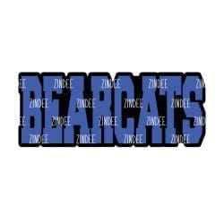 Alternative view of Bearcats (word) acrylic blank (3 inch)