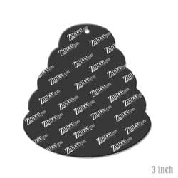 Alternative view of Beehive – Acrylic Keychain Blank (3") | Optional Sticker or UV DTF