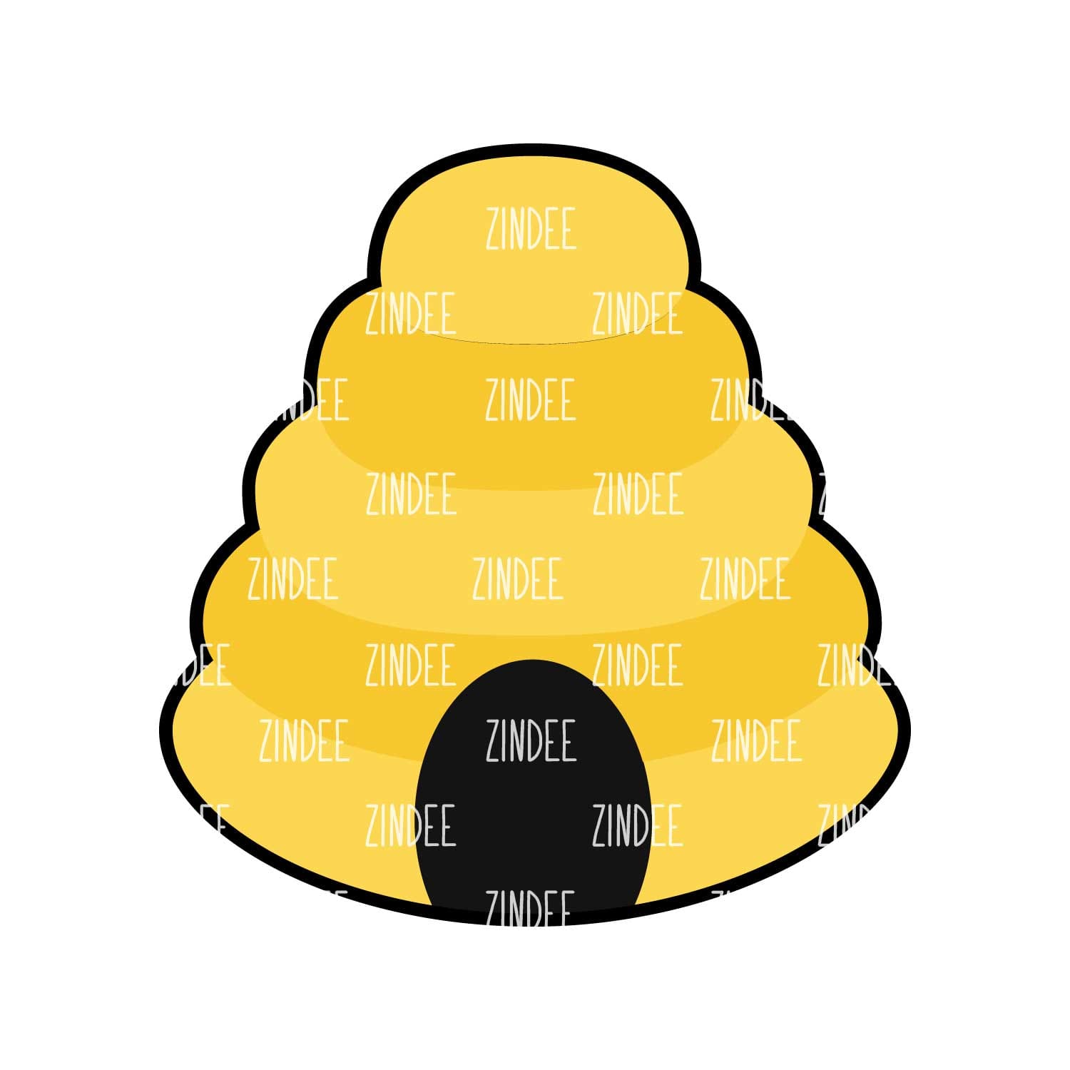 Beehive Acrylic Blank- Sticker- UV DTF (3 inch)