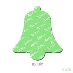 Bell acrylic blank (2 inch) NO HOLE (5 piece minimum)