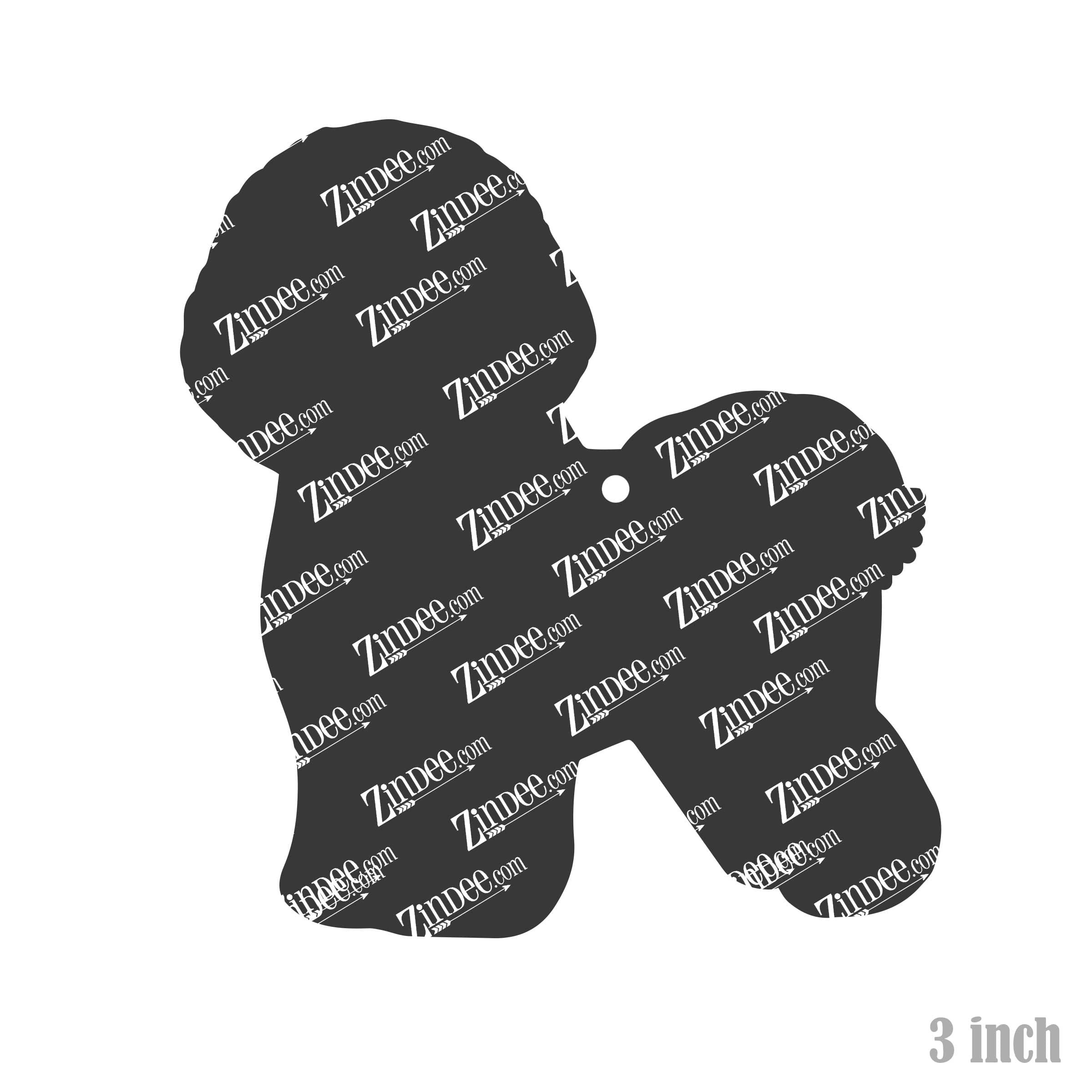 Bichon Frise acrylic blank (3 inch)