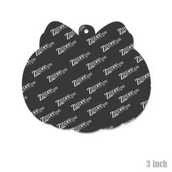 Alternative view of Big Bow Pumpkin Acrylic Blank- Sticker- UV DTF (3 inch)