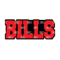 Bills (word) – Acrylic Keychain Blank (3") | Optional Sticker or UV DTF
