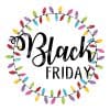 Black Friday Christmas Lights (Sublimation Transfer)