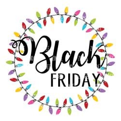 Black Friday Christmas Lights (Sublimation Transfer)