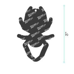 Black Widow acrylic blank (3 inch) (5 piece minimum)