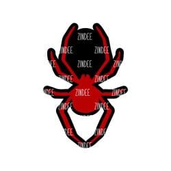 Alternative view of Black Widow acrylic blank (3 inch) (5 piece minimum)
