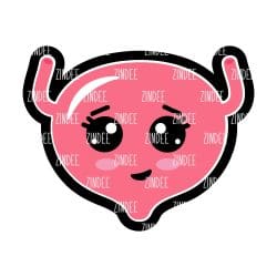 Bladder – Acrylic Badge Reel Blank (2") No Hole | Optional Sticker or UV DTF