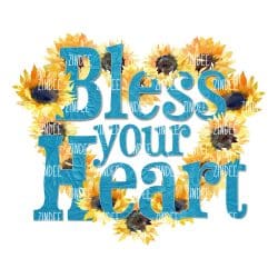 Bless Your Heart (Sublimation Transfer)