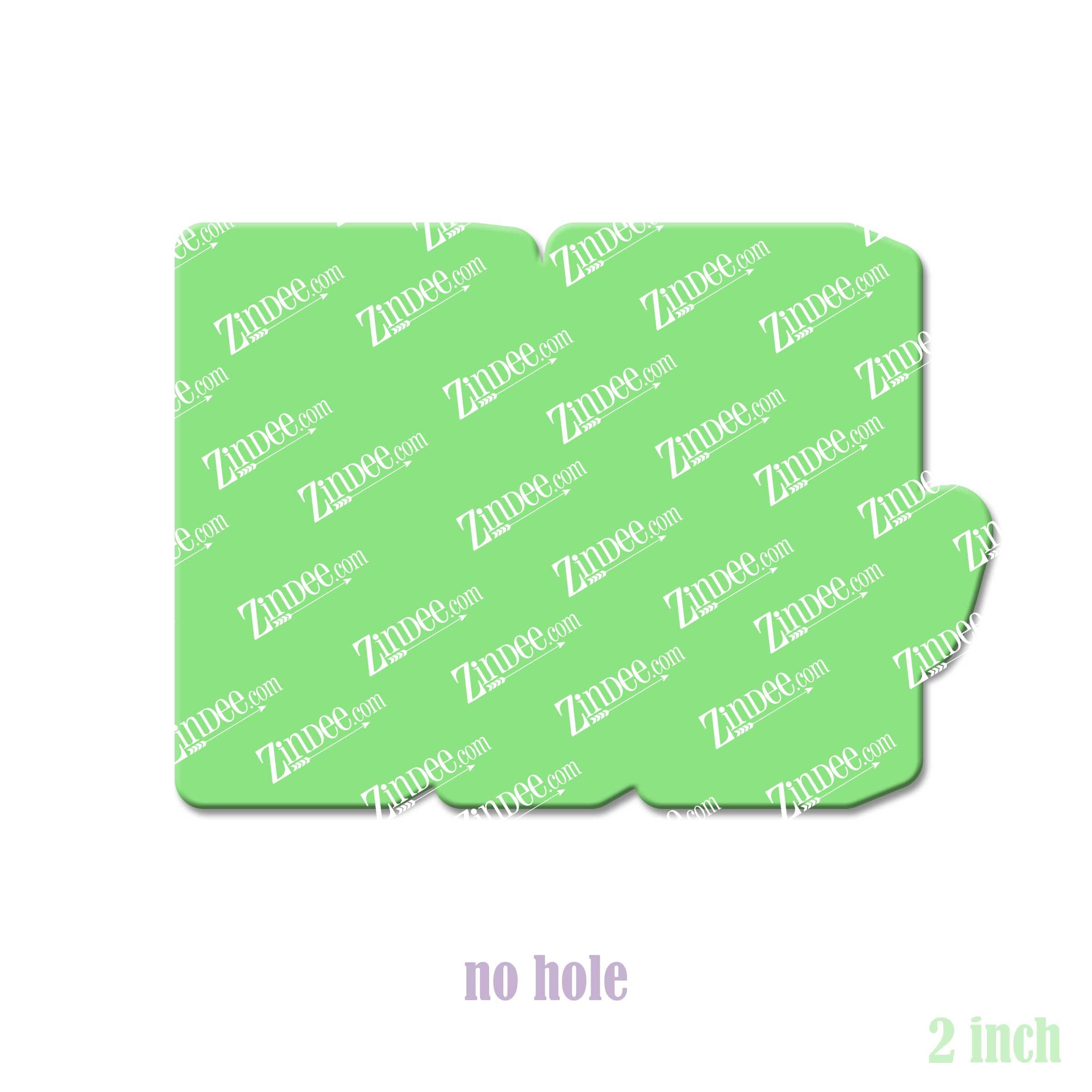 Blocky Mom acrylic blank (2 inch) NO HOLE