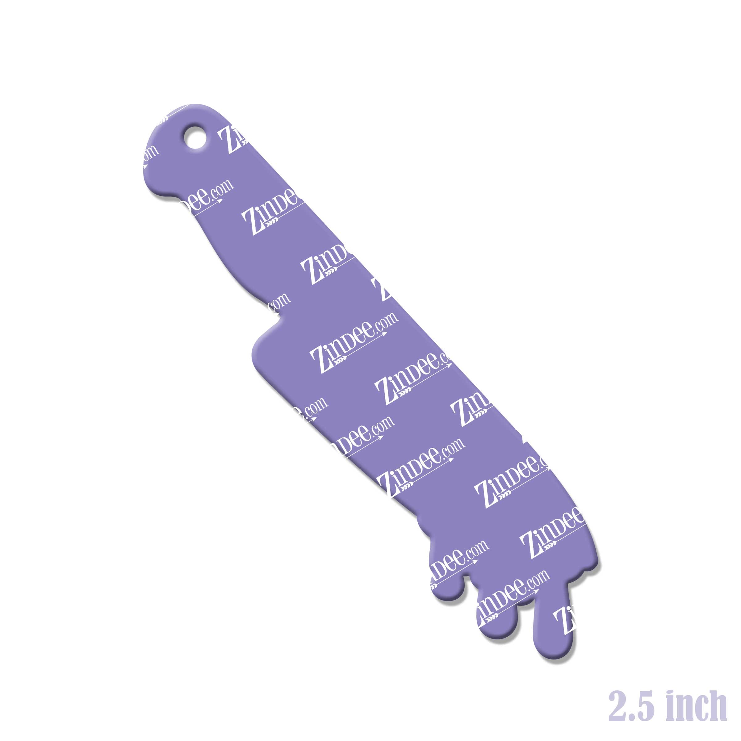 Bloody Knife Acrylic Blank- Sticker- UV DTF (2.5 inch) - Image 2