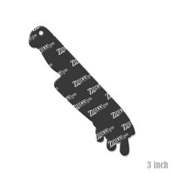 Alternative view of Bloody Knife Acrylic Blank- Sticker- UV DTF (3 inch)