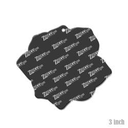 Alternative view of Blooming Rose Acrylic Blank- Sticker- UV DTF (3 inch)