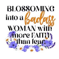 Blossoming Into (Sublimation Transfer)