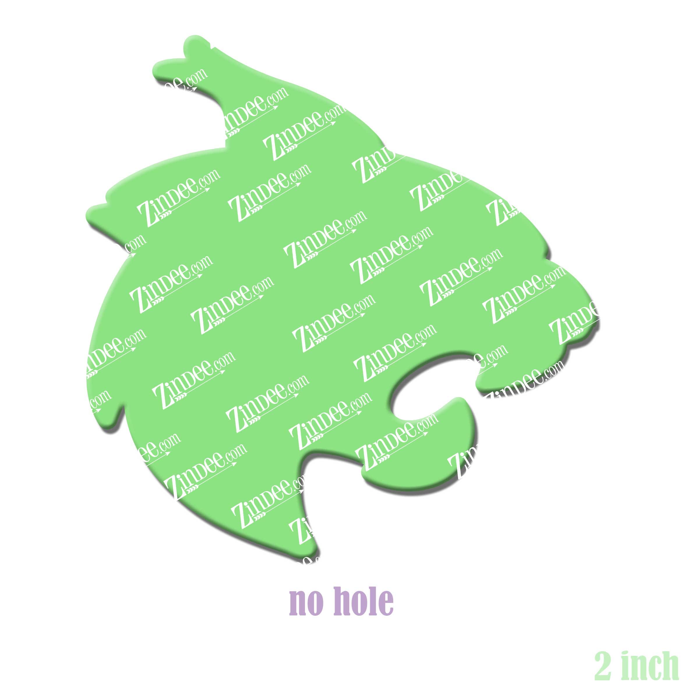 Bobcat acrylic blank (2 inch) NO HOLE