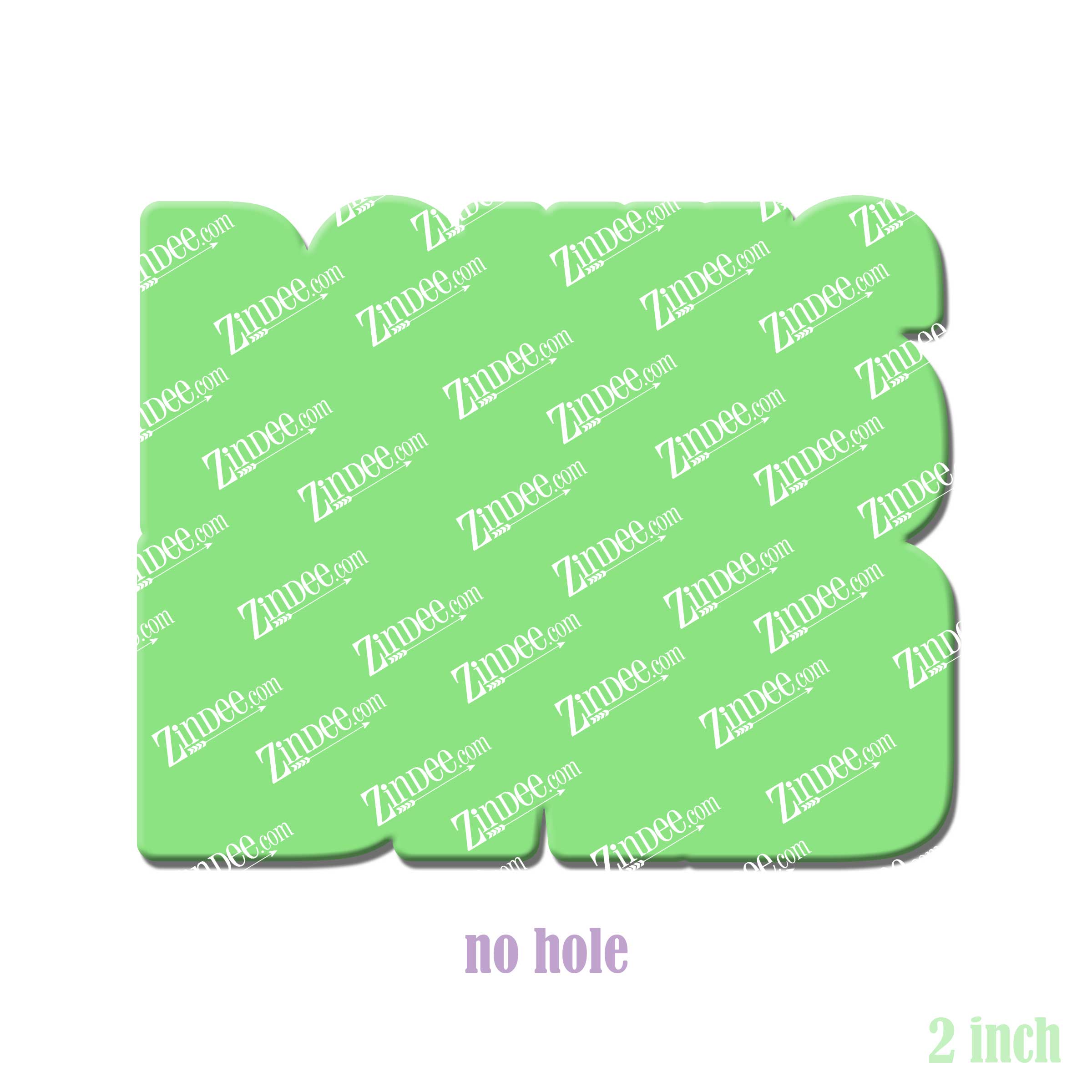 Bonus Dad acrylic blank (2 inch) NO HOLE (5 piece minimum)