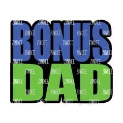 Alternative view of Bonus Dad acrylic blank (3 inch)