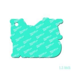 Alternative view of Book Nerd Acrylic Blank- Sticker- UV DTF (1.5 inch)