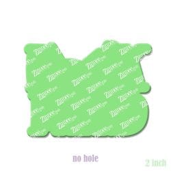 Alternative view of Book Nerd – Acrylic Badge Reel Blank (2") No Hole | Optional Sticker or UV DTF