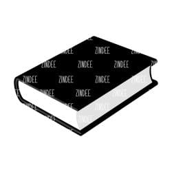 Book – Acrylic Keychain Blank (3") | Optional Sticker or UV DTF