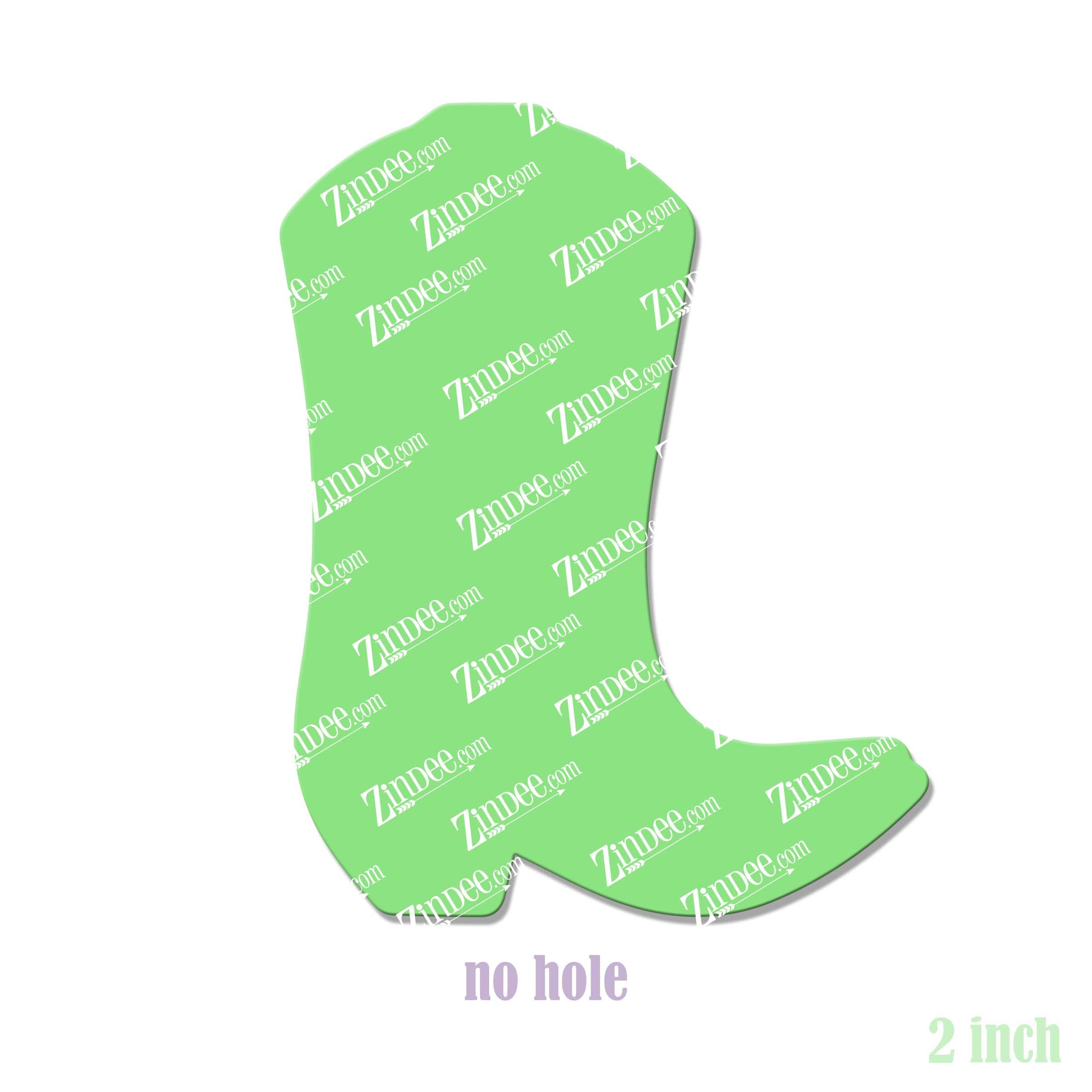 Alternative view of Cowboy Boot Acrylic Blank- Sticker- UV DTF (2 inch) NO HOLE