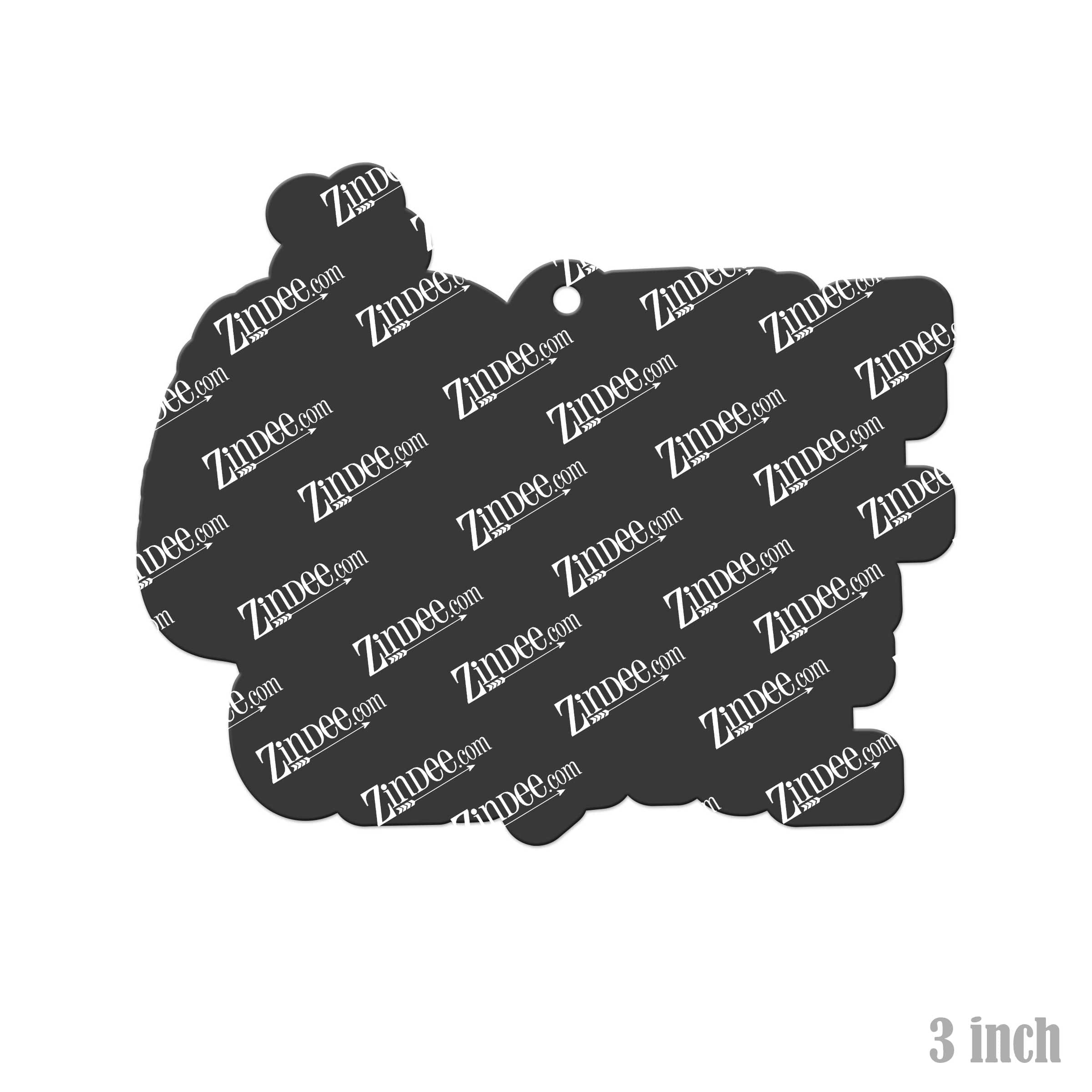 Bottle Service Acrylic Blank- Sticker- UV DTF (3 inch) - Image 2